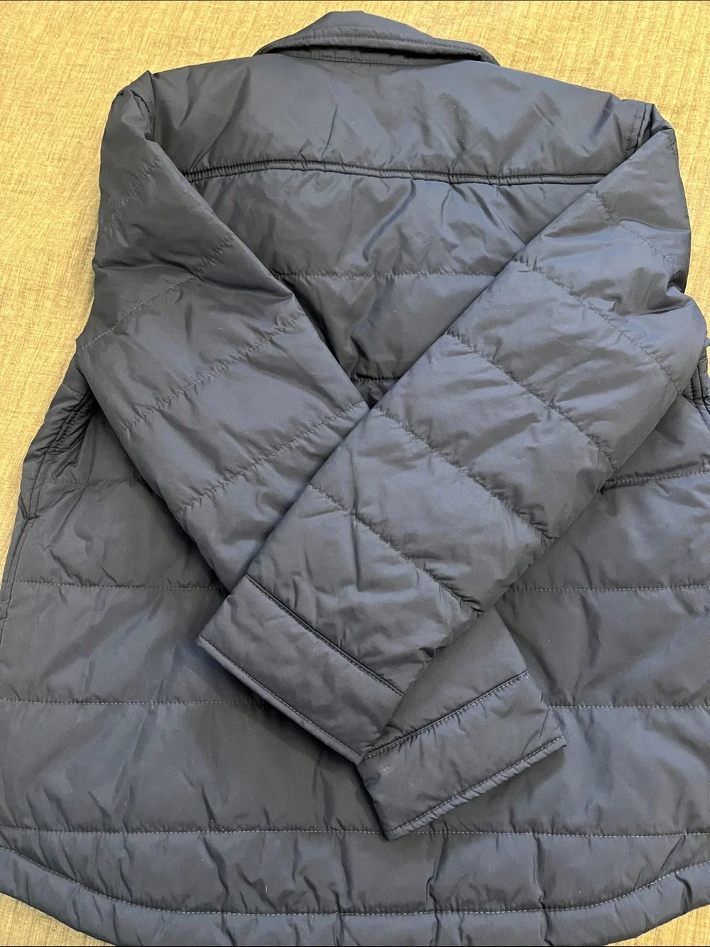 Crewcuts Navy Quilted Puffer Jacket- hardly worn